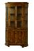 Glazed Two Part Corner Cabinet